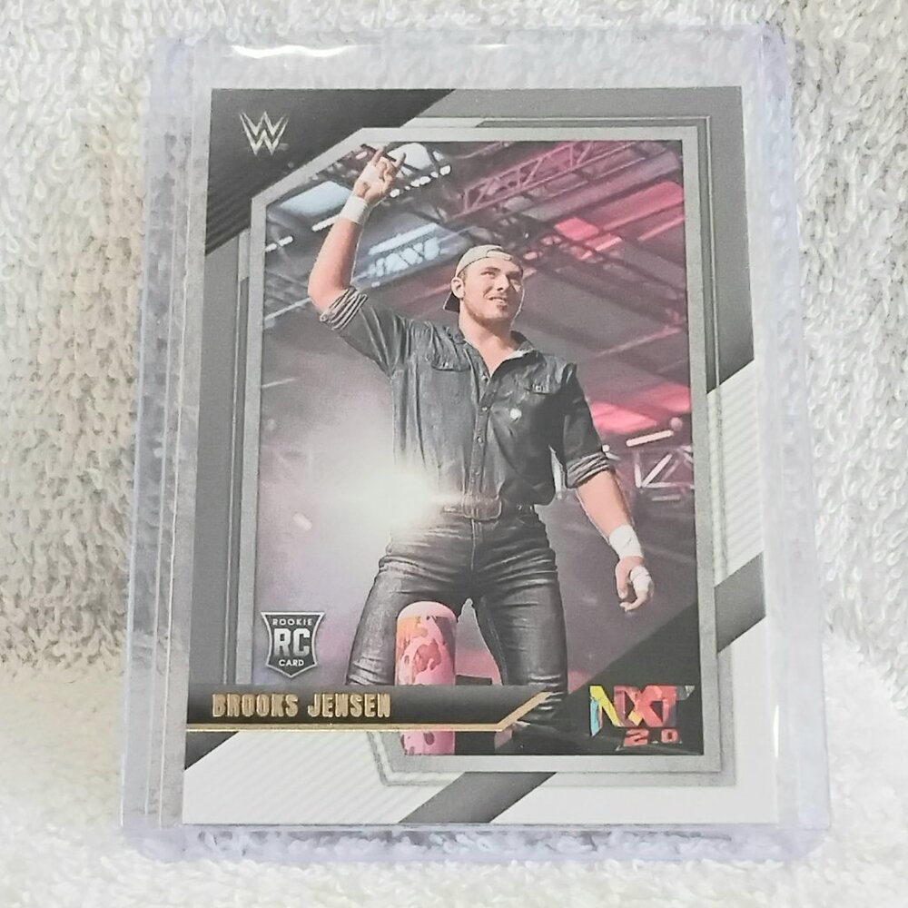 5/$20 Mint 2022 Panini Brooks Jensen Silver RC NXT/WWE Card 35!!